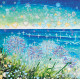 Bead Embroidery Pattern on Art Canvas "Sparkle"