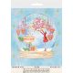Bead Embroidery Pattern on Art Canvas "Winter tea"