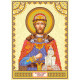Icon Bead Embroidery Pattern on Art Canvas "St. Dmitri"