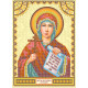 Icon Bead Embroidery Pattern on Art Canvas "St. Natalia"