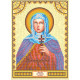 Icon Bead Embroidery Pattern on Art Canvas "St. Larissa"