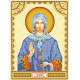 Icon Bead Embroidery Pattern on Art Canvas "St. Xenia"