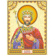 Icon Bead Embroidery Pattern on Art Canvas "St. Constantine"