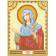 Icon Bead Embroidery Pattern on Art Canvas "St. Julia"