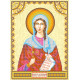Icon Bead Embroidery Pattern on Art Canvas "St. Victoria"