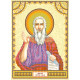 Icon Bead Embroidery Pattern on Art Canvas "St. Elijah"