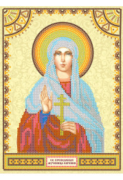 Icon Bead Embroidery Pattern on Art Canvas "St. Eugene"