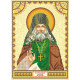 Icon Bead Embroidery Pattern on Art Canvas "St. Anatoly"