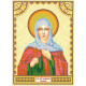 Icon Bead Embroidery Pattern on Art Canvas "St. Galina"