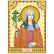 Icon Bead Embroidery Pattern on Art Canvas "St. Nina"