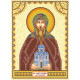 Icon Bead Embroidery Pattern on Art Canvas "St. Daniel"