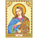 Icon Bead Embroidery Pattern on Art Canvas "St. Marina"