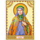 Icon Bead Embroidery Pattern on Art Canvas "St. Angelina"