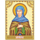 Icon Bead Embroidery Pattern on Art Canvas "St. Taisiya"