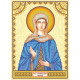 Icon Bead Embroidery Pattern on Art Canvas "St. Nonna"