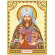 Icon Bead Embroidery Pattern on Art Canvas "St. Veniamin"