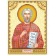 Icon Bead Embroidery Pattern on Art Canvas "St. Mark"