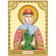 Icon Bead Embroidery Pattern on Art Canvas "St. Juliana"