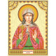 Icon Bead Embroidery Pattern on Art Canvas "St. Emily"