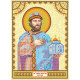 Icon Bead Embroidery Pattern on Art Canvas "St. Yaroslav"