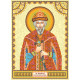 Icon Bead Embroidery Pattern on Art Canvas "St. Vsevolod"