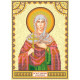 Icon Bead Embroidery Pattern on Art Canvas "St. Alevtina"