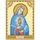 Icon Bead Embroidery Pattern on Art Canvas "St. Clara"
