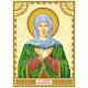 Icon Bead Embroidery Pattern on Art Canvas "St. Liya"