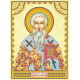 Icon Bead Embroidery Pattern on Art Canvas "St. Miron"