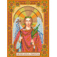 Icon Bead Embroidery Pattern on Art Canvas "Holy Guardian Angel"