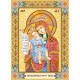 Icon Bead Embroidery Pattern on Art Canvas "Icon of the Mother of God «Merciful»"