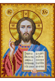 Icon Bead Embroidery Pattern on Art Canvas "Icons "Jesus Christ""