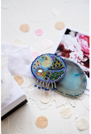 Christmas Ornament Bead Embroidery Kit "Bird"