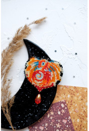 Christmas Ornament Bead Embroidery Kit "The Dragon"