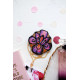 Christmas Ornament Bead Embroidery Kit "Flower-de-luce"