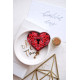 Christmas Ornament Bead Embroidery Kit "The key to the heart-1"