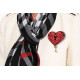 Christmas Ornament Bead Embroidery Kit "The key to the heart-1"