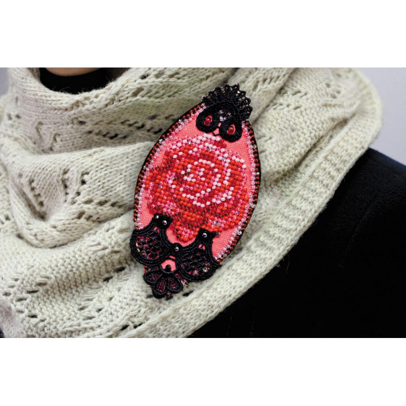 Christmas Ornament Bead Embroidery Kit "Passion"