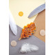 Christmas Ornament Bead Embroidery Kit "Oak leaflet"