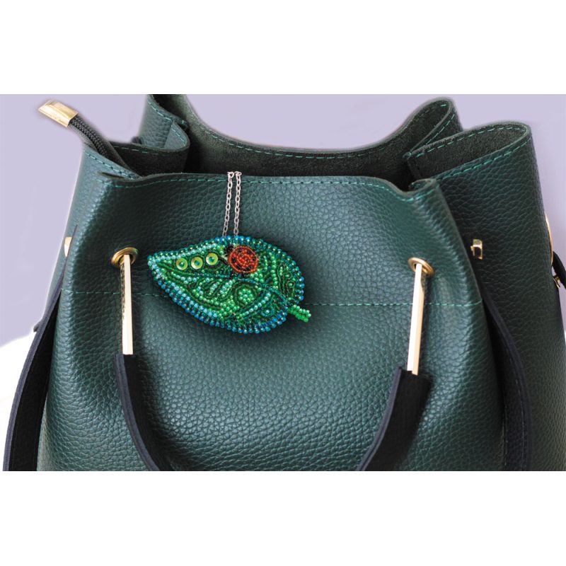 Christmas Ornament Bead Embroidery Kit "Little guest"