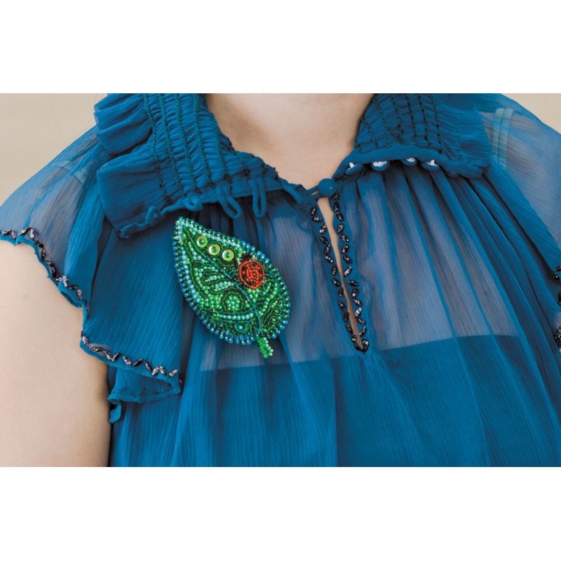 Christmas Ornament Bead Embroidery Kit "Little guest"