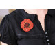 Christmas Ornament Bead Embroidery Kit "Poppy"