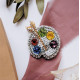 Christmas Ornament Bead Embroidery Kit "Palette"