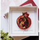 Christmas Ornament Bead Embroidery Kit "Garnet"