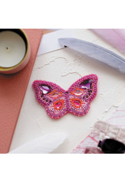 Christmas Ornament Bead Embroidery Kit "Purple"