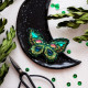 Christmas Ornament Bead Embroidery Kit "Emerald august"