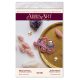 Christmas Ornament Bead Embroidery Kit "Pink baby elephant"