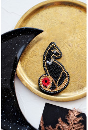Christmas Ornament Bead Embroidery Kit "Lady"