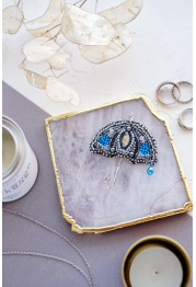 Christmas Ornament Bead Embroidery Kit "Summer rain"