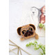 Christmas Ornament Bead Embroidery Kit "Pug"